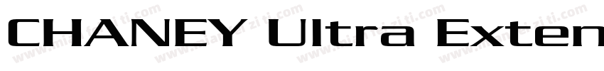 CHANEY Ultra Extended字体转换